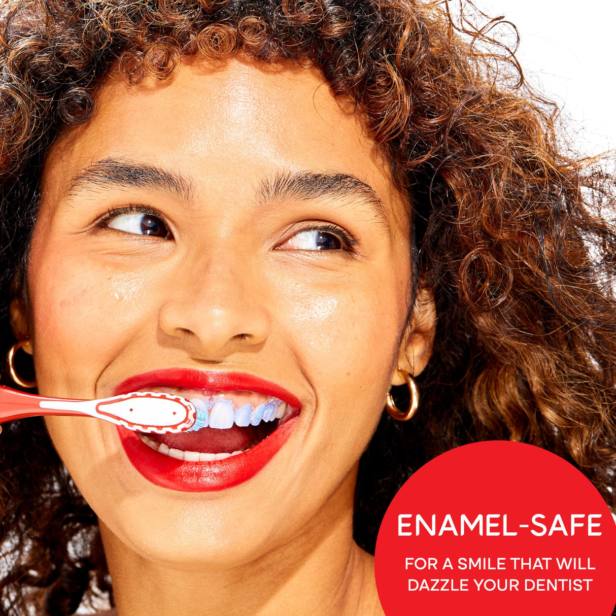 Colgate Optic White Purple Toothpaste for Whitening, Enamel-Safe Mint, 3 Pack, 4.2 oz