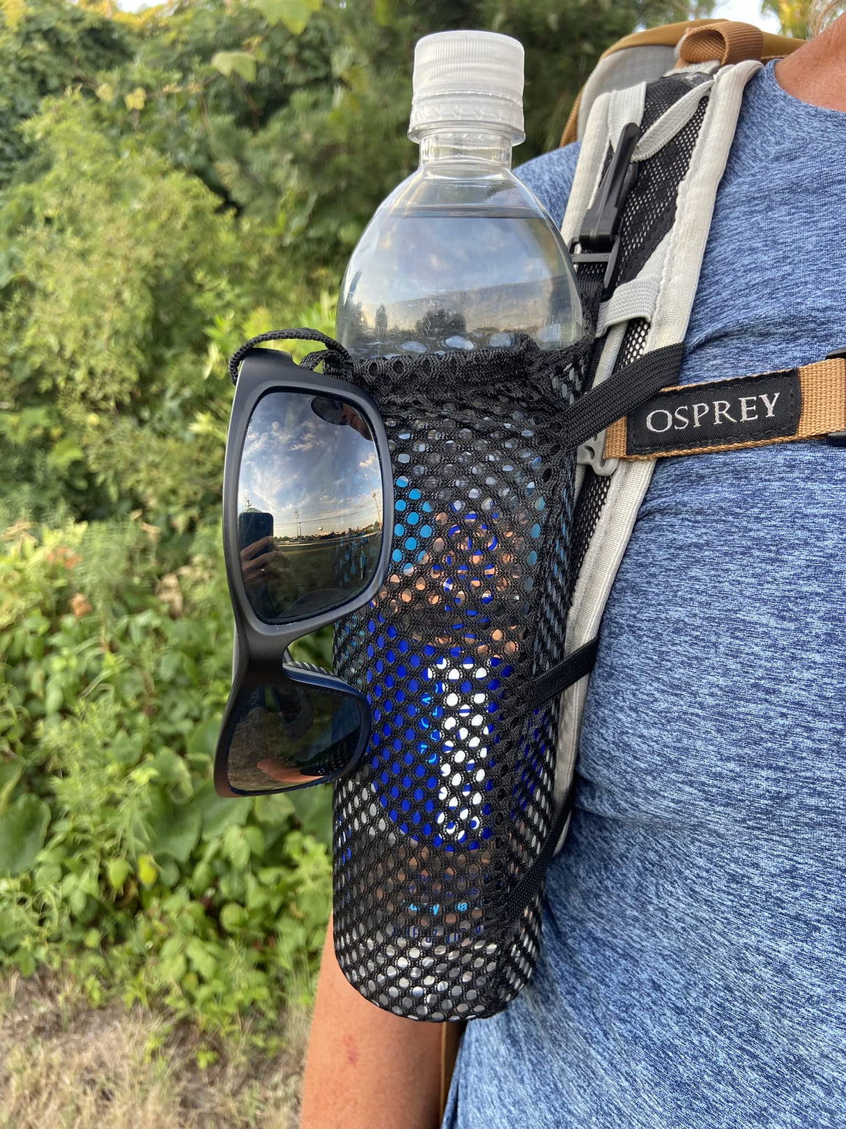 Mountain Mike Hiking Gear Backpack Shoulder Strap Water Bottle Holder…