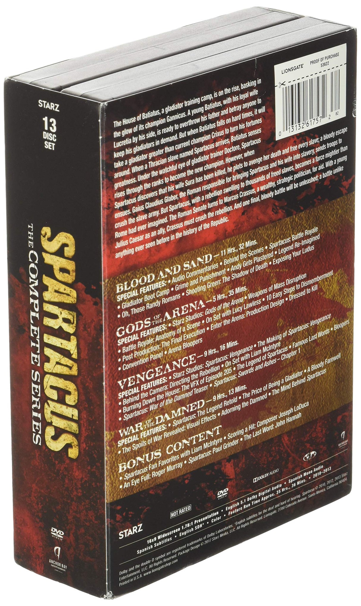 Spartacus: The Complete Series