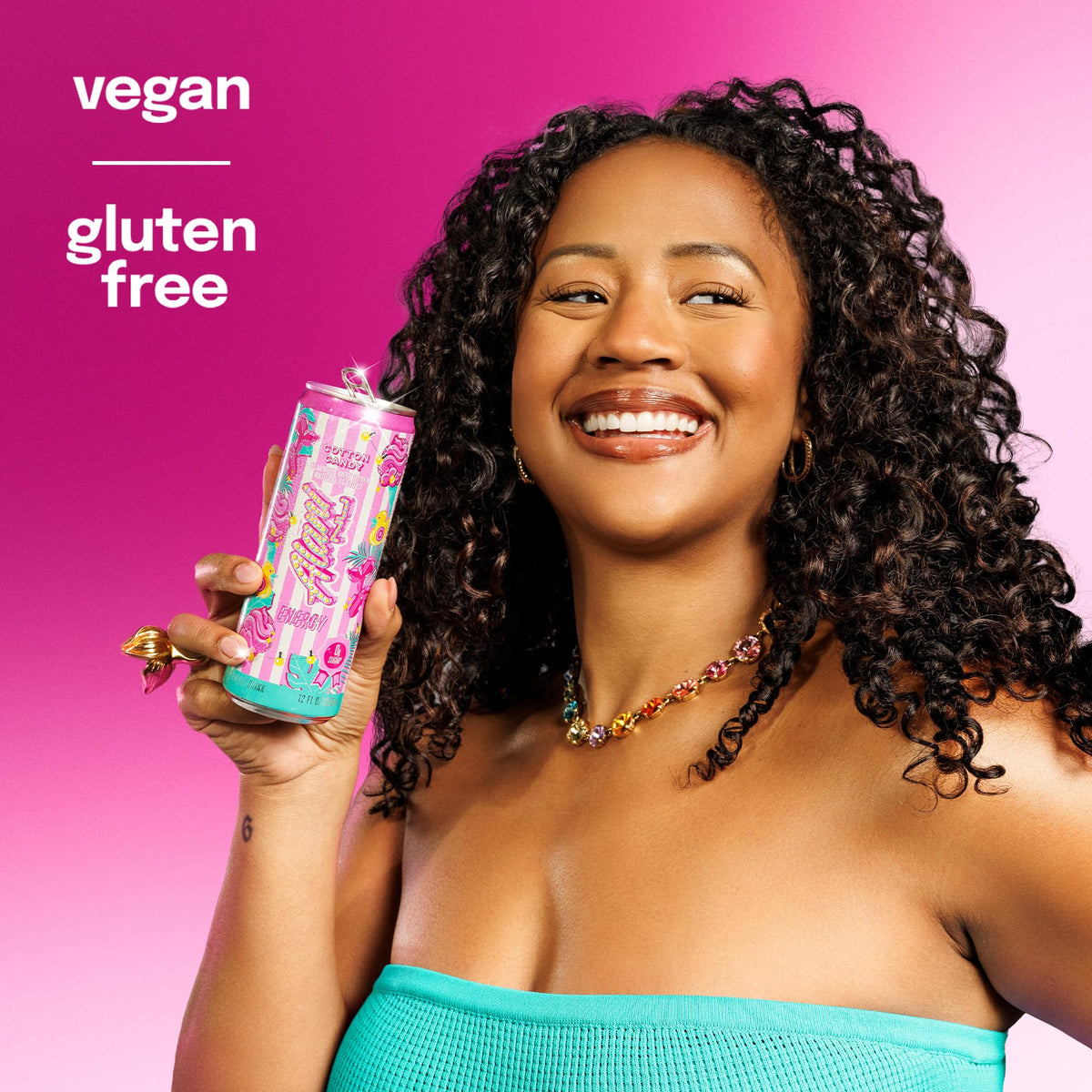 Alani Nu Cotton Candy Sugar Free Energy Drink (Pack of 12)
