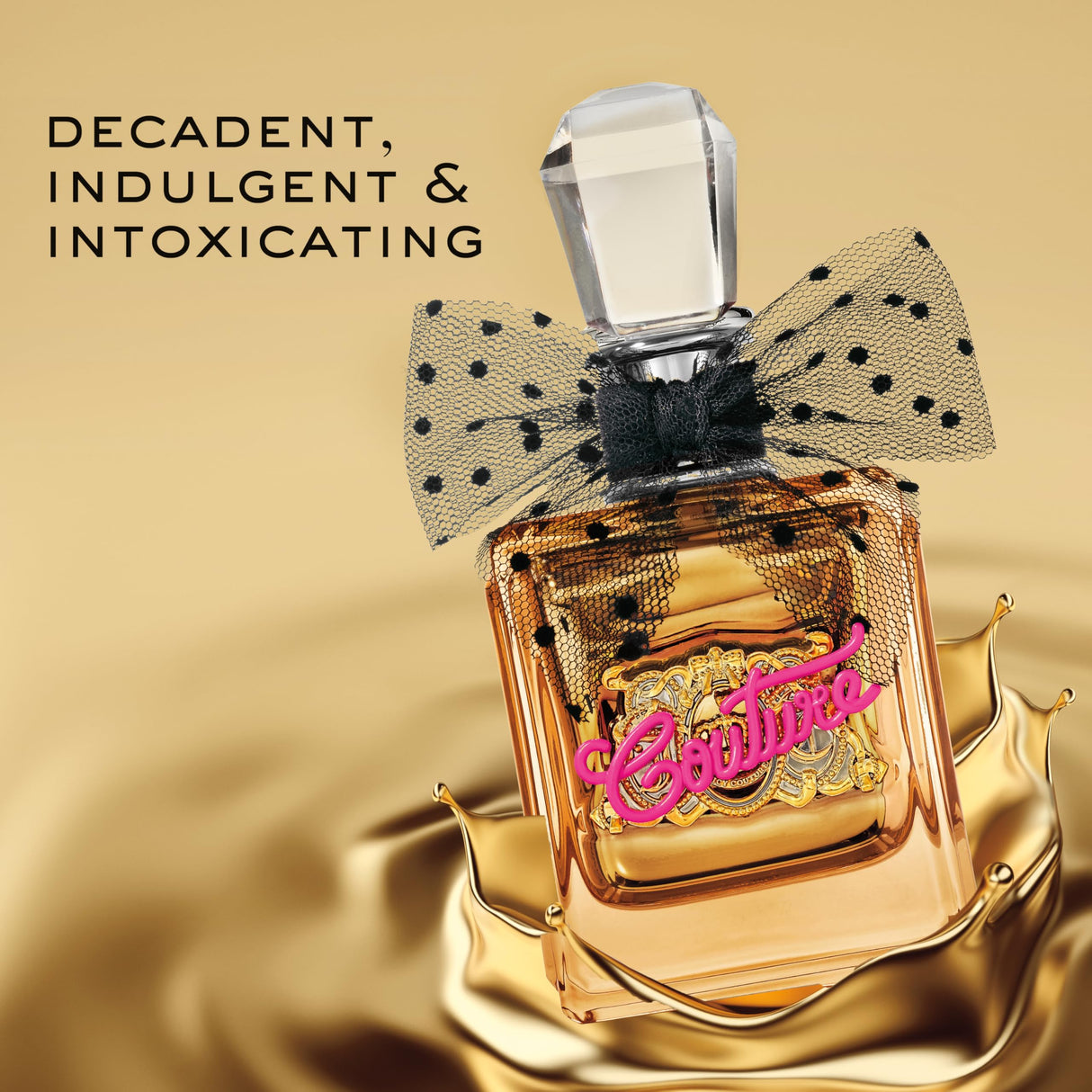 Juicy Couture Viva La Juicy Gold Eau De Parfum, Women's Perfume with Notes of Luscious Berry, Jasmine Sambac & Vanilla Cream - Fruity & Sweet, EDP Spray, 3.4 fl oz