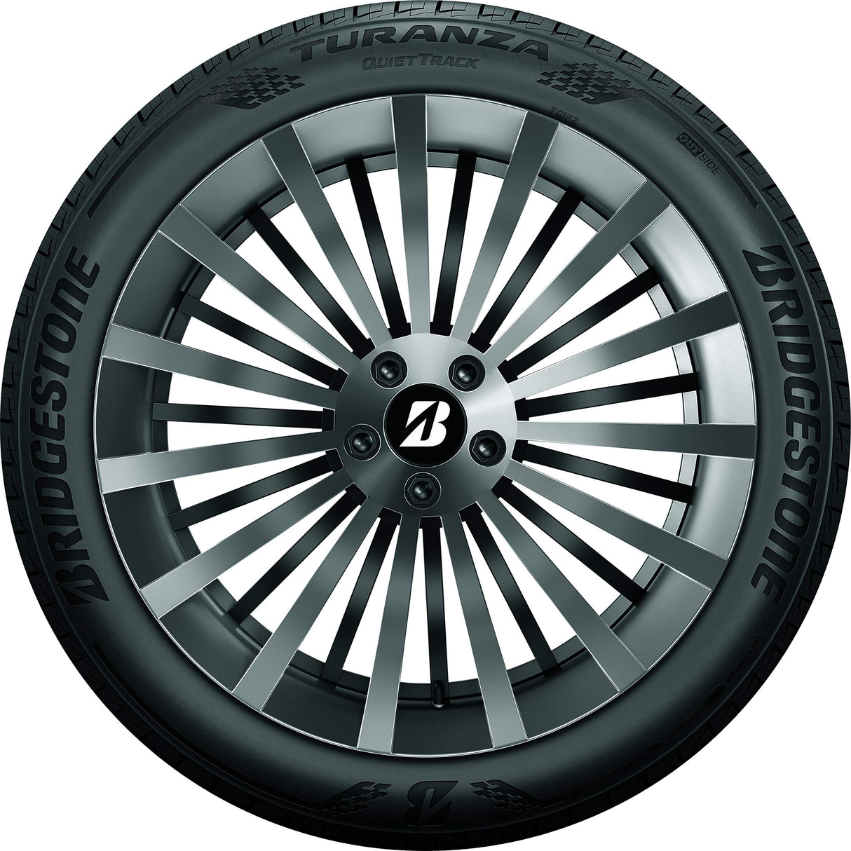 Bridgestone Turanza QuietTrack All-Season Touring Tire 245/45R17 99 V Extra Load