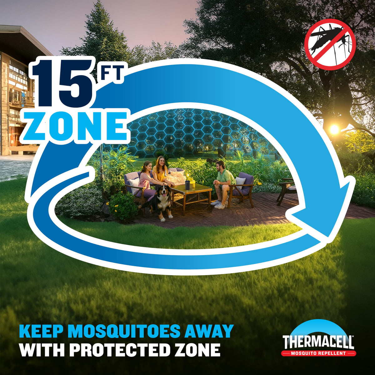 Thermacell Fuel-ZoneGuard Mosquito Repellent Refills, 120-Hr Value Pack