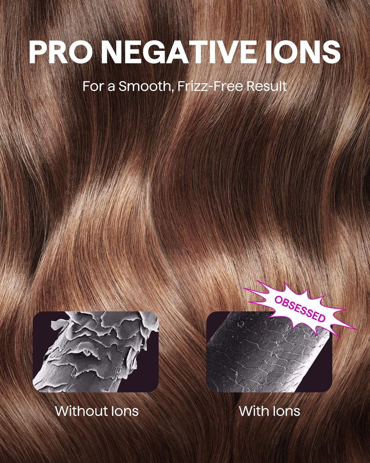 Hair Dryer, Wavytalk Turblow Pro Fast Drying Blow Dryer with Diffuser, High Speed Hair Dryer with 110,000 RPM, Pro Negative Ions for Reduces Damage, Frizz Smoothing, 3 Speeds & 3 Temps, Pink