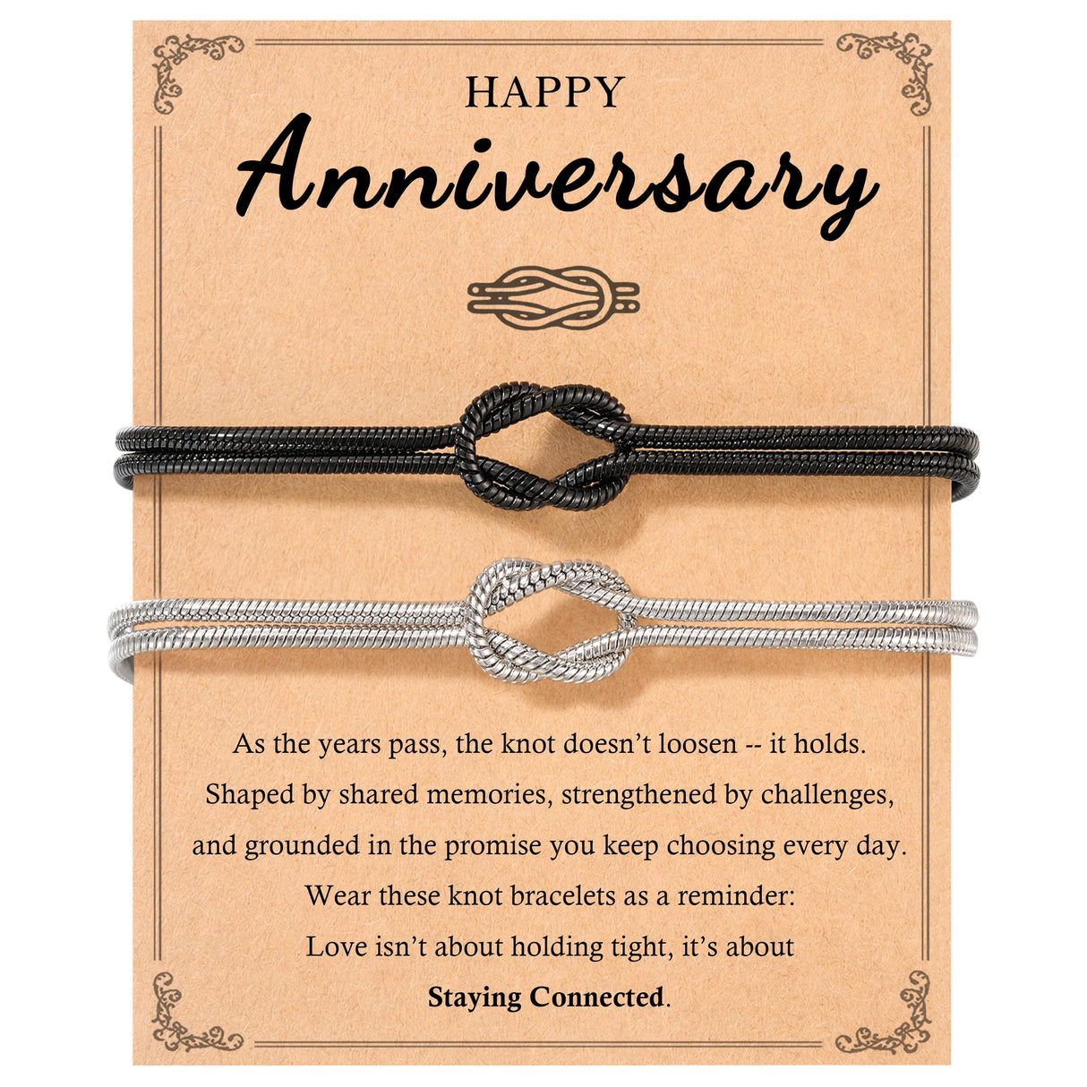 Tarsus Anniversary Bracelets Gifts for Men Women Couple Him Her