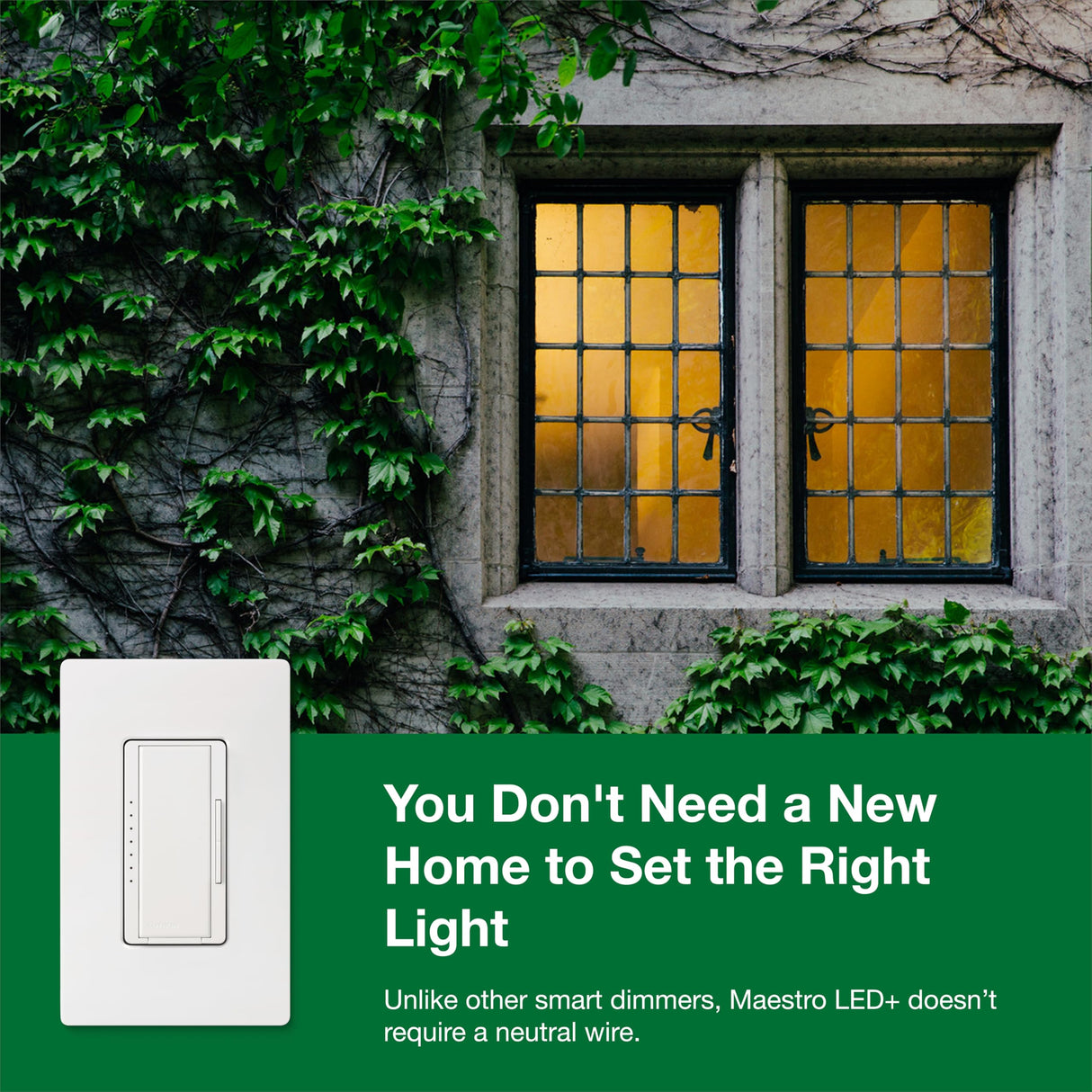 Lutron Maestro LED+ Dimmer Switch for Dimmable LED, Halogen and Incandescent Bulbs, 150W/150W/Single-Pole or Multi-Location, MACL-153M-AL, Almond