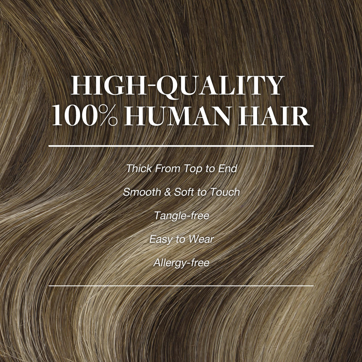 GOO GOO Clip in Hair Extensions Real Human Hair, Remy Human Hair Extensions Clip ins for Women, Natural Human Hair, 18inch 120g 7Pcs, 4/26/4 Balayage Chocolate Brown to Honey Blonde