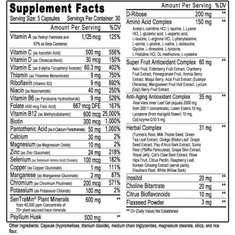 IMMUNO 150 CAPSULE THE ULTIMATE MULTI VITAMIN, IMMUNE BOOSTER