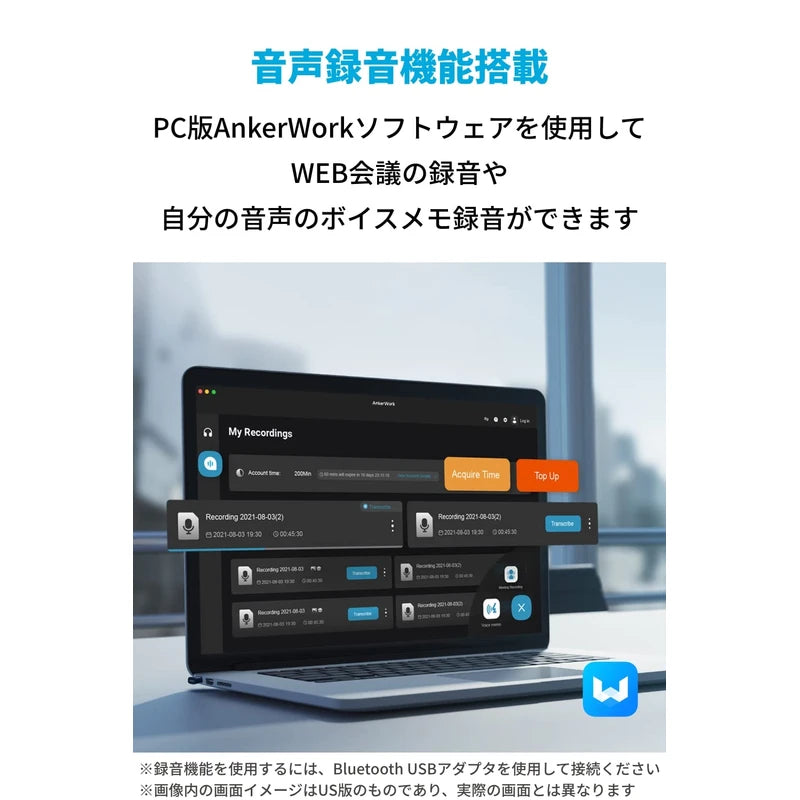 Anker PowerConf H700 (Wireless Headset Bluetooth 5.0) for PC, Web Conferencing, Call Noise Reduction, Built-in Microphone, Active Noise Cancelling, Multipoint, External Sound Capture, USB Adapter