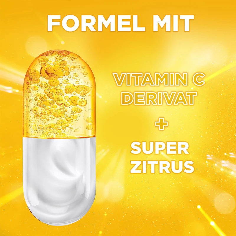 Garnier Serum Cream for Tired Skin and Dark Spots, 2-in-1 Day Cream for More Glow and an Even Complexion, with Vitamin C, Skin Active, 50 ml