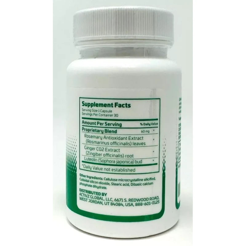 ACTIVZ GNM-X NRF2 Activator Dietary Supplement - 30 Capsules: Supports Cellular Health and Antioxidant Defense