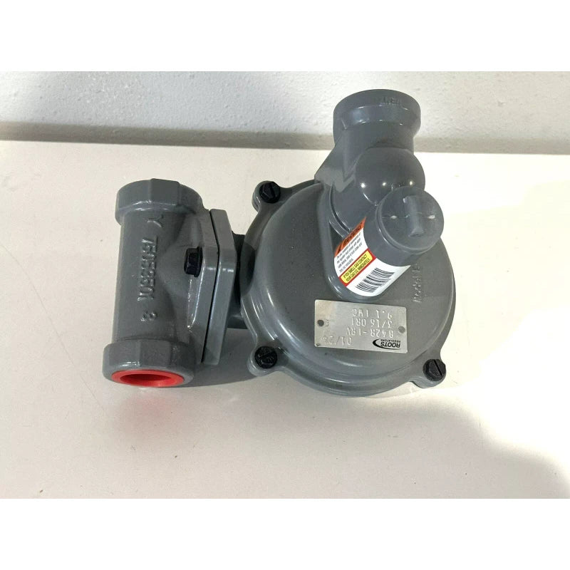 Roots B42R Gas Pressure Regulator Valve 1x1 NPT 9.1 IWC 1/2 X 3/16 Orifice