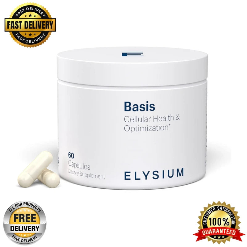 ELYSIUM Basis NAD Plus Supplement Nicotinamide Riboside 250mg - 30 Servings