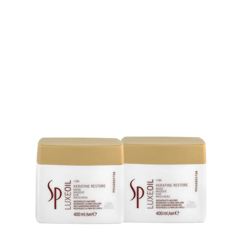 Wella SP System Professional Care Luxe Oil Keratin Restore Mask 400 ml, Pack of 2
