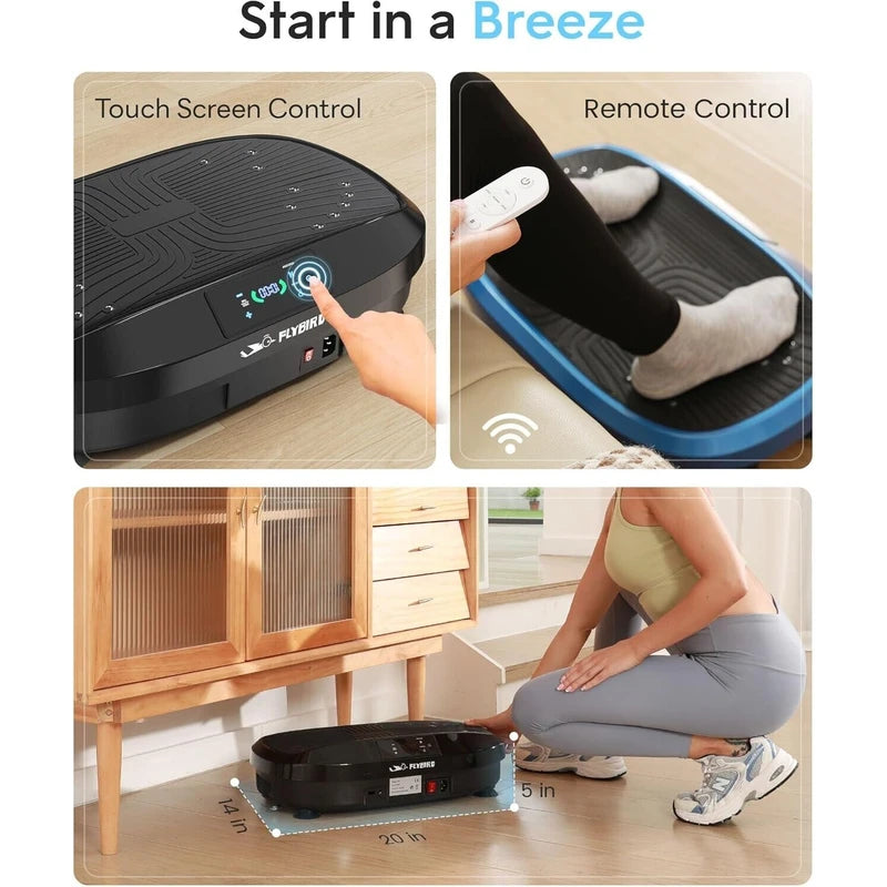 Flybird Vibration Plate-4D & Oscillation Two Types Vibration Platform Whole Body Workout