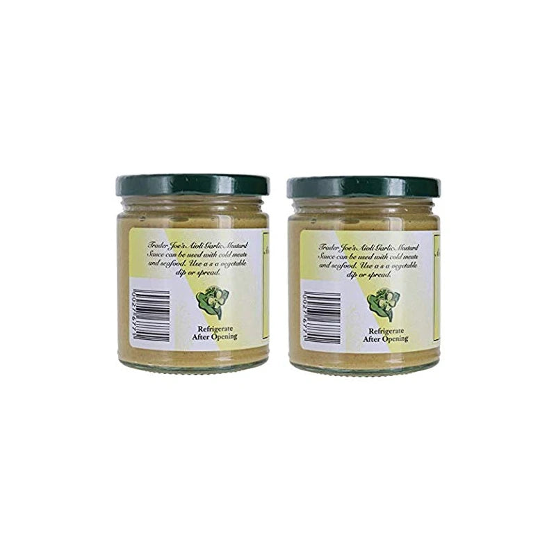 Trader Joe's Aioli Garlic Mustard Sauce (Pack of 3)
