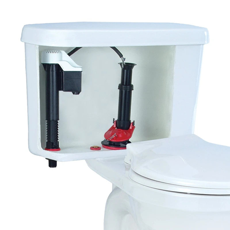 Korky 4010PK Universal Complete Toilet Repair - Stops Running Leaking Noisy Toilets - Easy to Install - Made in USA, 10-1/4" x 6-3/8" x 3-1/2"