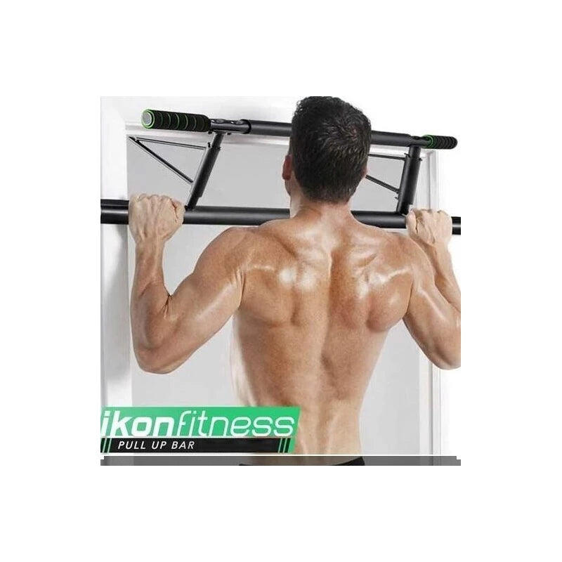 Ikon Fitness Doorway Pull Up Bar Fitness Chin Up Bar No Screw Home Gym Multi-Purpose NEW
