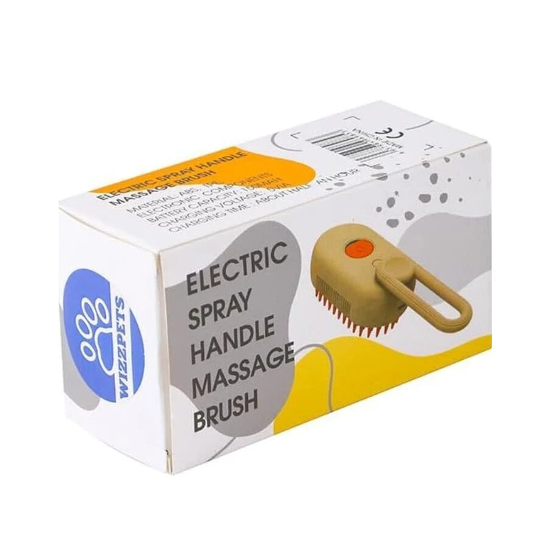 N/A Electric Spray Handle Massage Brush3-in-1 Steam Grooming Brush by QIZLE NEW