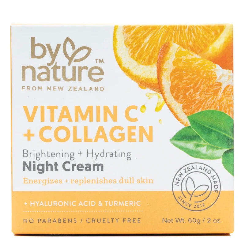 By Nature Vitamin C + Collagen Brightening + Hydrating Night Cream