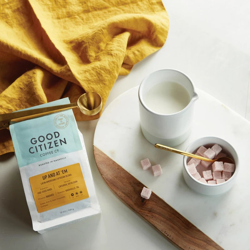 Good Citizen Coffee Co. - Artisan Sugar Cubes, Orange Ginger-Flavored, Small-Batch, Made with Pure Cane Sugar, Premium Ingredients, Ideal for Coffee & Tea, Vegan-Friendly (30 Count)