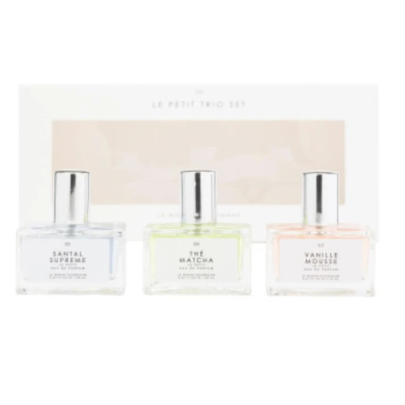 Generic Le Trio Set Eau De Parfum 0.67 Fl Oz Each of Santal Supreme, The Matcha, and Vanille Mousse - Women's Perfume Spray