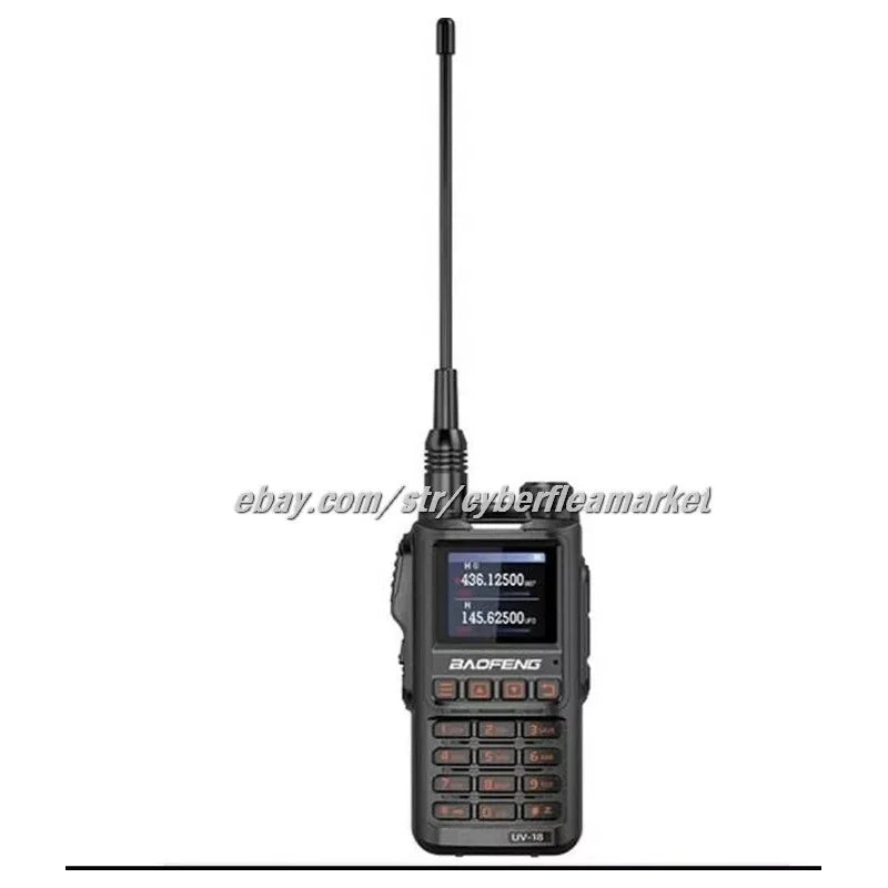 BaoFeng UV18 Pro Max GPS Air Band Walkie Talkie NOAA Type-C Long Range Ham Radio