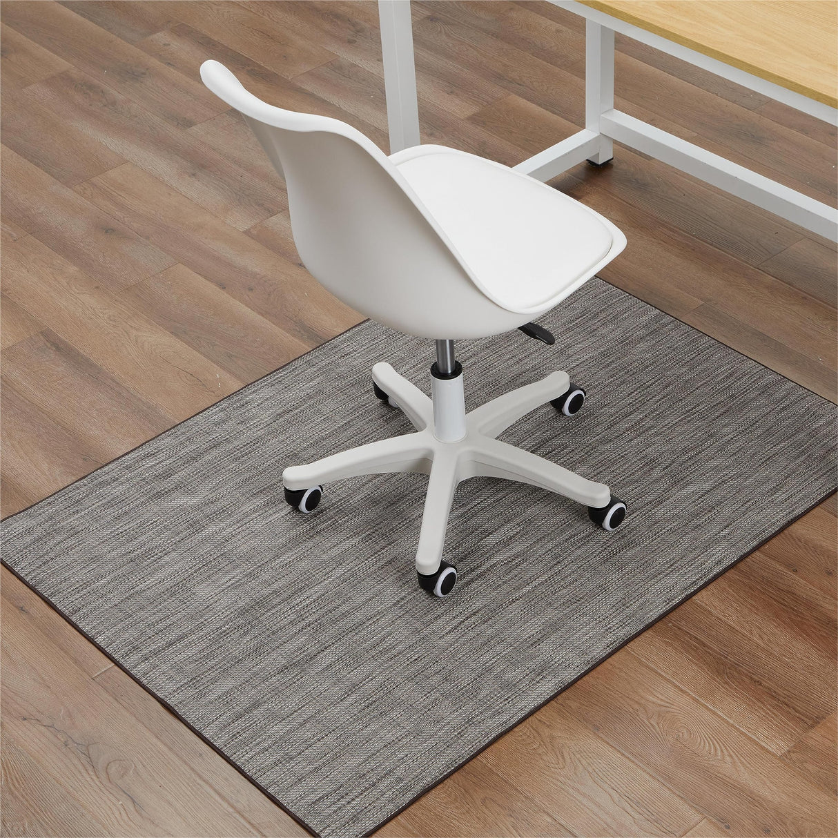 RccugmatS Chair Mat for Hardwood & Tile Floor, 36" x 48" Heavy Duty Office Chair Mat for Rolling Chairs, Anti Slip, Non-Curve, Floor Protector for Home Office, Gray Brown