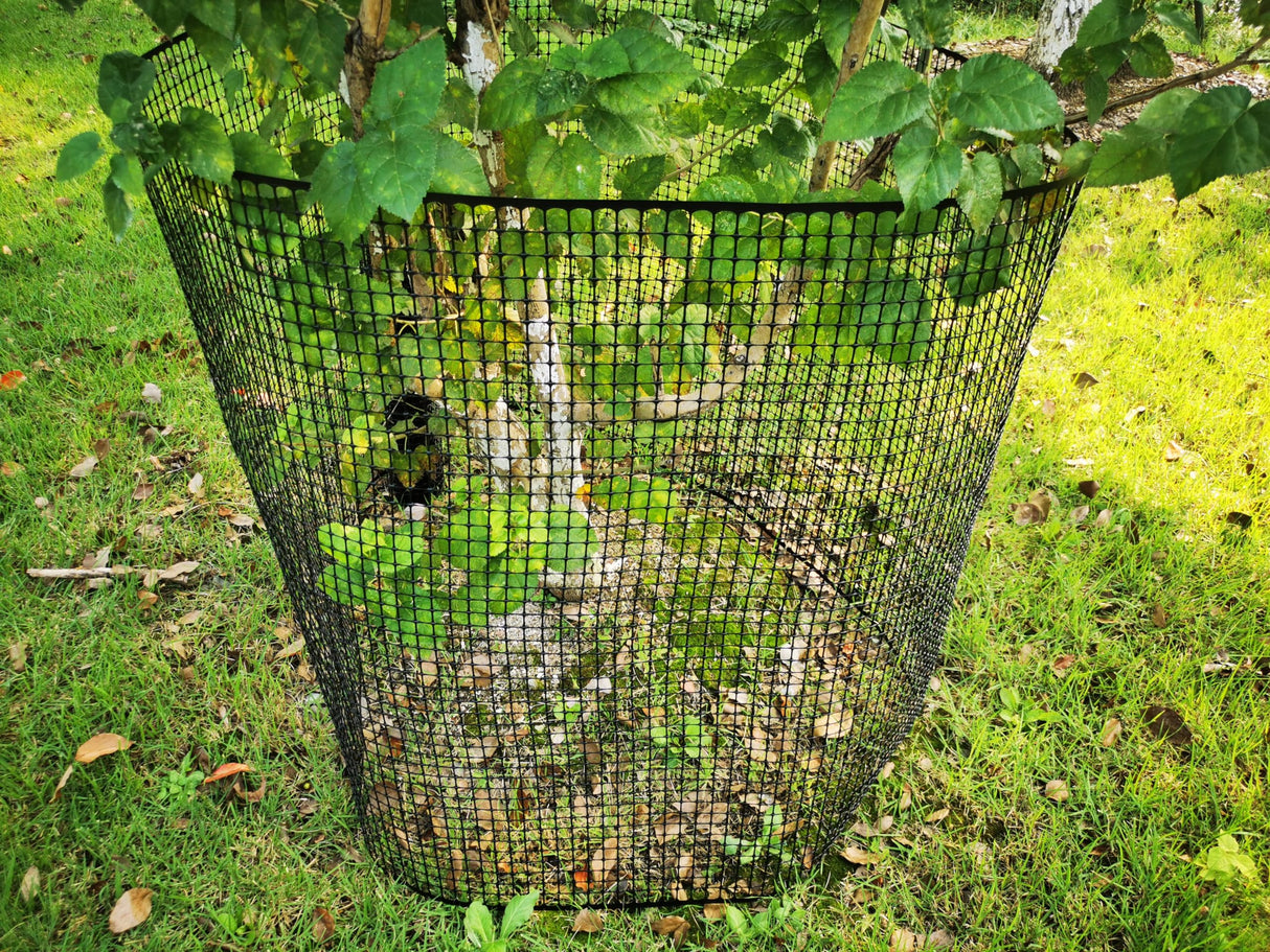 PotatoLife Black Plastic Garden Fence, Hardware Mesh, 40'' x 25'