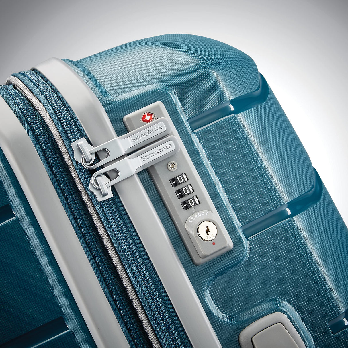 Samsonite Freeform Hardside Expandable Luggage with Spinners, Dark Teal, 2PC SET (Carry-on/Large)