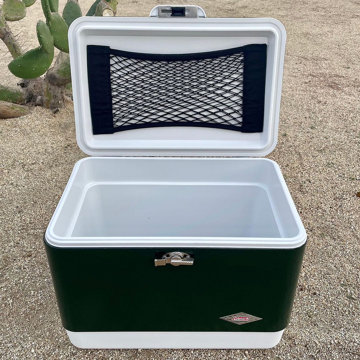 Cooler Net for Dry Storage and Organization - Compatible with YETI, RTIC, Ninja, Igloo, Coleman, Lifetime, Pelican Ice Chests - Works with Cooler Lights, Wheel Kits, RTIC Cooler Accessories, and More