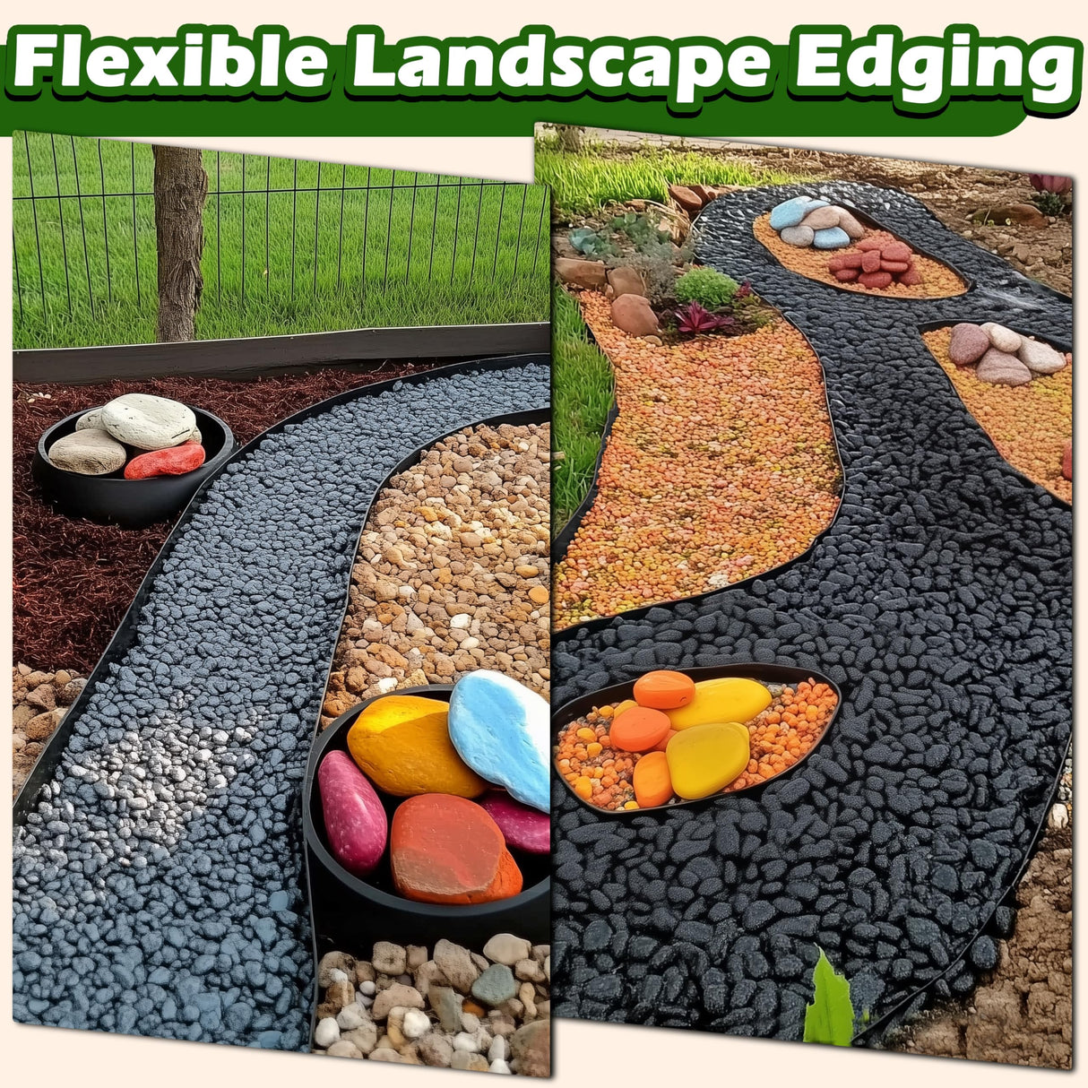Gardzen Landscape Edging Kit
