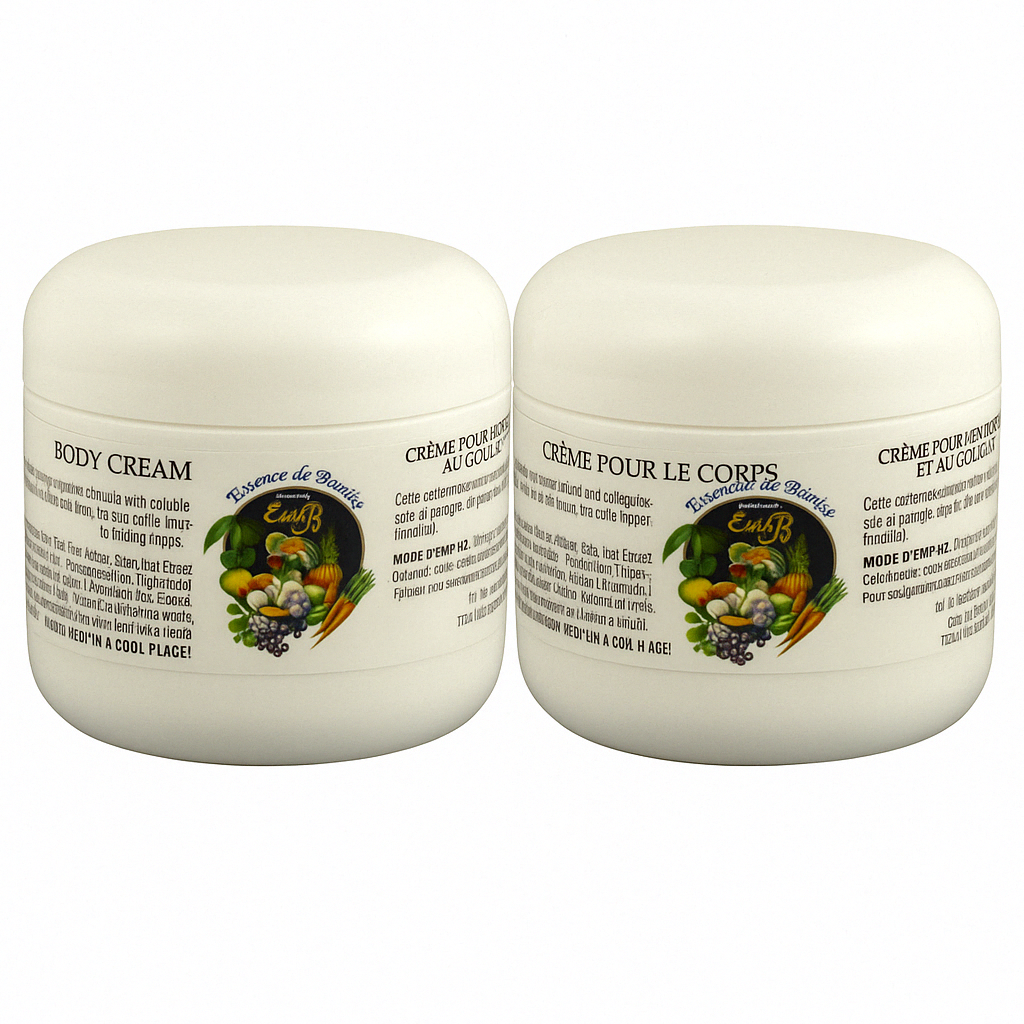 2 Pack Essence de Beaute Collagen + Vitamin E Face & Body Cream, 4oz