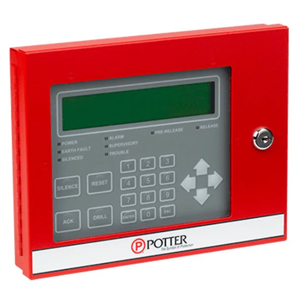 Potter Electric Signal RA-6500 Fire Alarm Annunciator