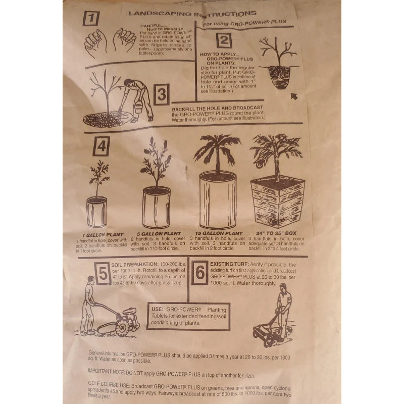 Gro Power 3lb bag GRO POWER PLUS 5-3-1 fertilizer with Humic Acid and 1% Soil Penetrant