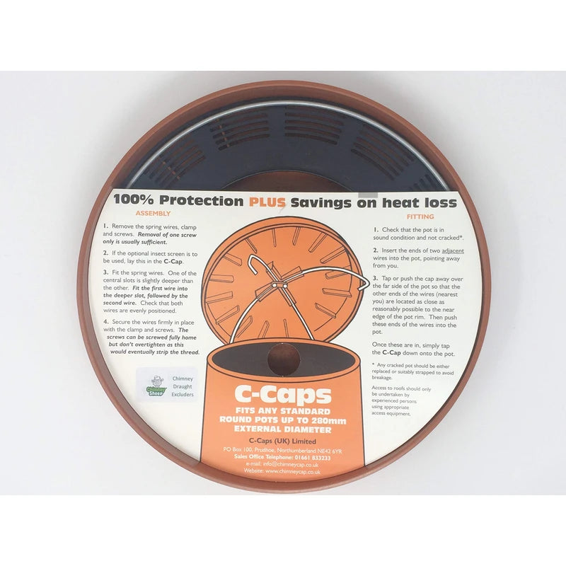 C-Cap Chimney Disused Terracotta Colour