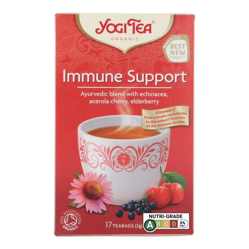 Yogi Tea Immune Support Organic Herbal Tea, 17 x 2g