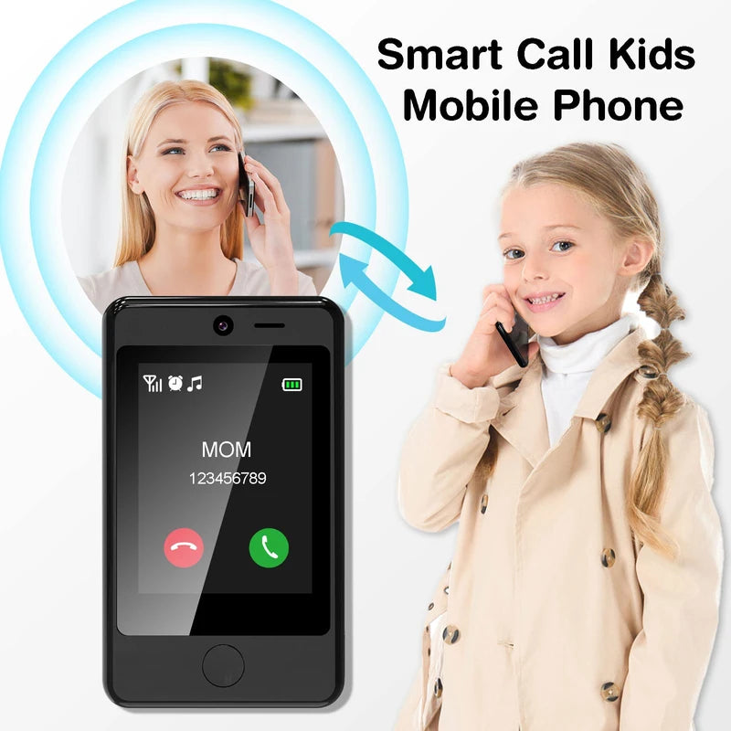 PTHTECHUS Kids SmartPhone, Mobile Phones for Kids with Two-way Talk Game Music, phones for 5-11 age kids real phones For all carriers