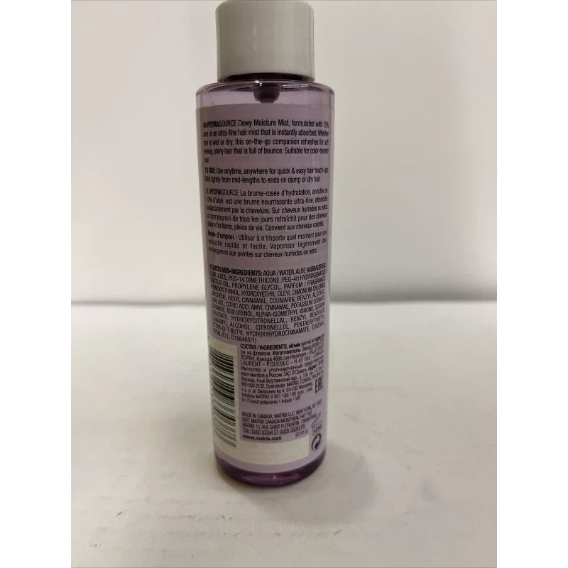 MATRIX BIOLAGE HYDRASOURCE DEWY MOISTURIZE MIST 4.2 oz
