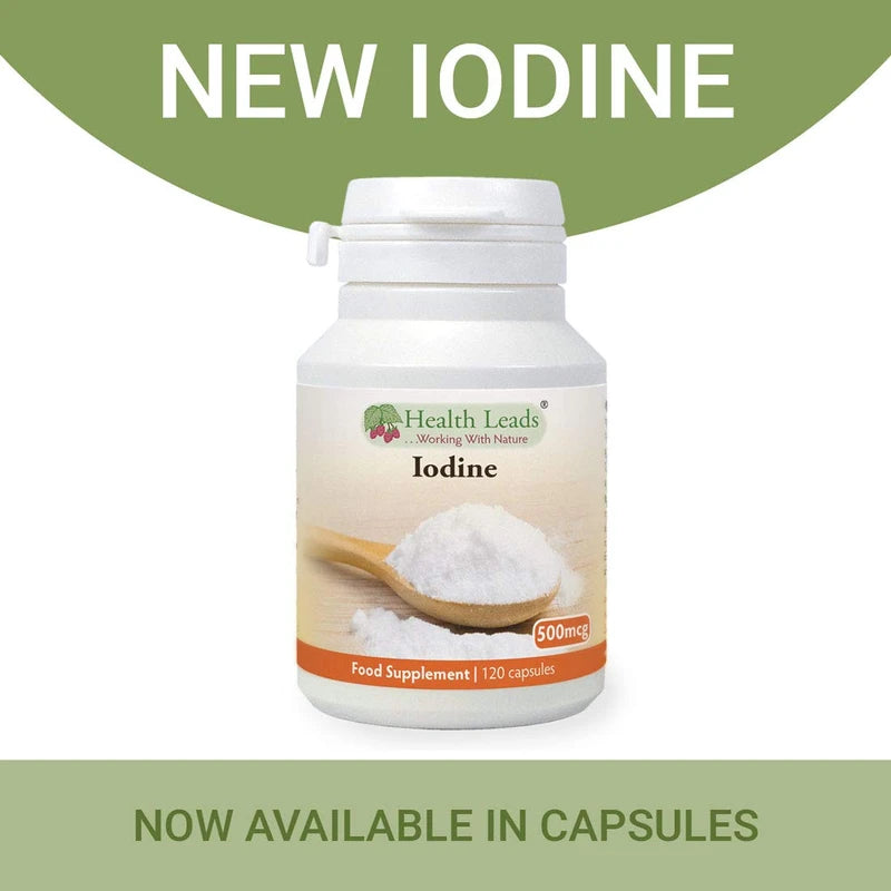 Health Leads ...Working With Nature Lugols 12% Iodine Solution 100ml, High Strength, True 12% Liquid Formulation, Bulb Pipette for Easy & Accurate Dispensing, Formulated & Made in Wales