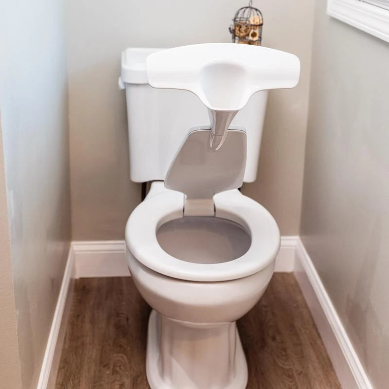 True Toilet End Urine Splatter Forever with the True Toilet - Size: Elongated Version