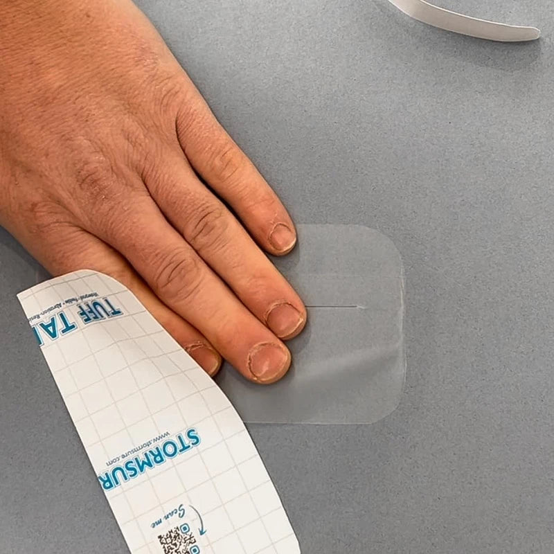 TUFF Tape Repair Tape 1m Strip - Shell Jacket Repair Tape - Repair and Seal Tears in Waterproof Shell Jackets Instantly with Durable, Waterproof, Clear Repair Patches