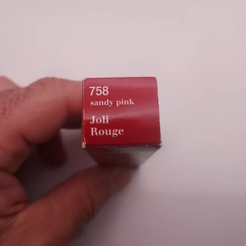 Clarins Joli Rouge Long Wearing Moisturizing 758 SANDY PINK