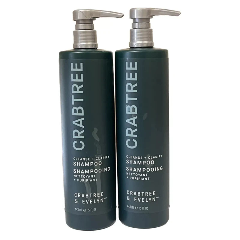 Crabtree & Evelyn 2X Crabtree & Evelyn SHAMPOO Fruity Woods Scent Gilchrist & Soames 15oz 2 Bottle
