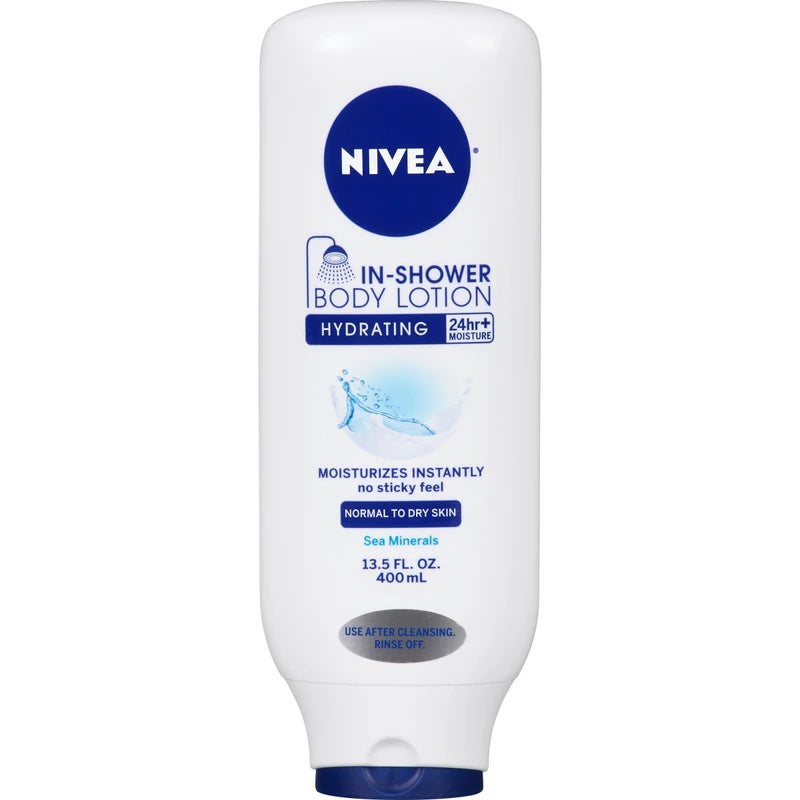 NIVEA In-Shower Hydrating Body Lotion 13.5 Fluid Ounce