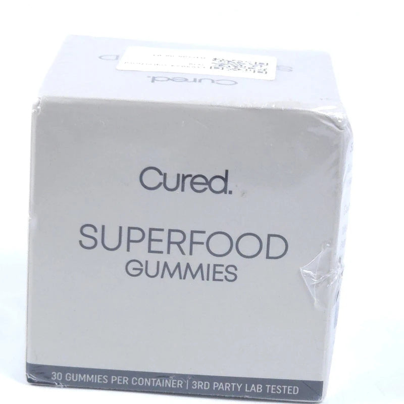 Cured Superfood Gummies 30ct Shilajit Sea Moss Ashwagandha Black Seed Oil