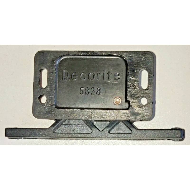 Decorite 5838 Push to Close Latch - Black RV Camper NOS
