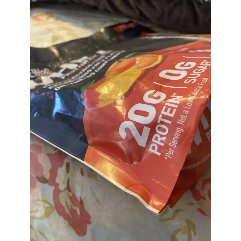 Protein2o Whey Protein Isolate Orange Mango 20 Packs/1.13 Oz New Sealed!