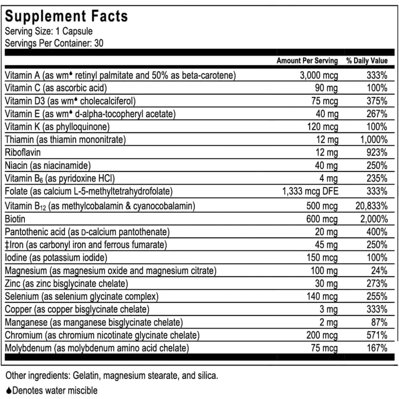 Celebrateone 45, 45Mg Iron - One a Day Bariatric Multivitamin, Essential Vita...
