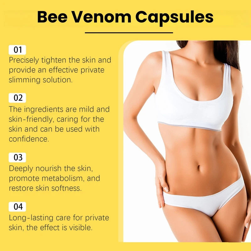7 * 3Pcs Bee Venom Repair Vag/inal Capsules,Bee Venom Capsules,Bee Venom Femi/nine Repair Tighten Capsules,Vag/inal Tightening Products for Woman,Firming and Care Vag/Ina,Bee Venom Vag/inal Capsules